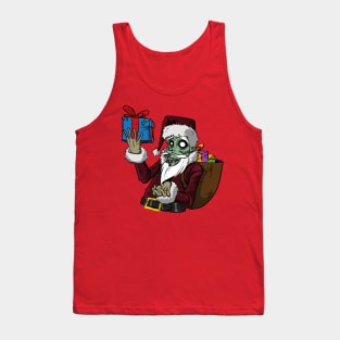 Creepy Santa Clauss Tank Top